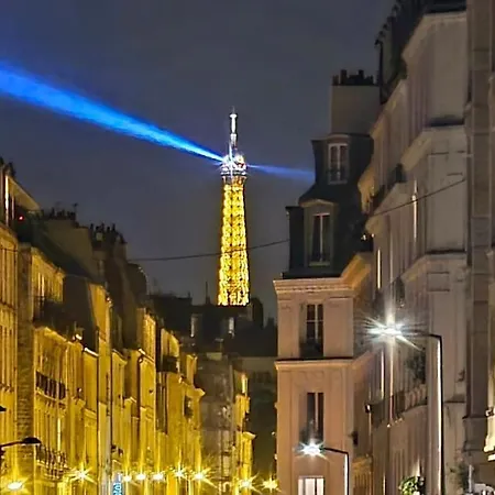 Apartment La Rose Et Le Reseda - Enjoy Space, The Terrace And The Eiffel Tower View Appartamento Parigi